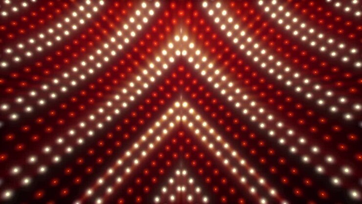Red and White Stage Lights Pattern