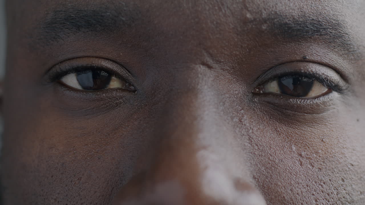 Close-up of a person's eyes