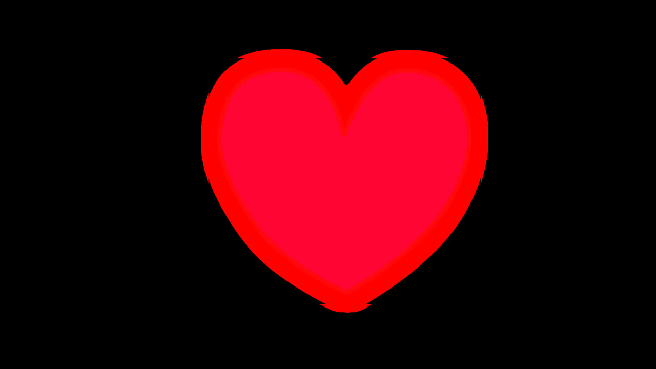 Animazione sull'amore. Animazione di omini stilizzati pronta con Alpha (sfondo trasparente) per un facile utilizzo nel tuo video.
