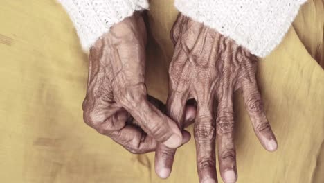 elderly hands