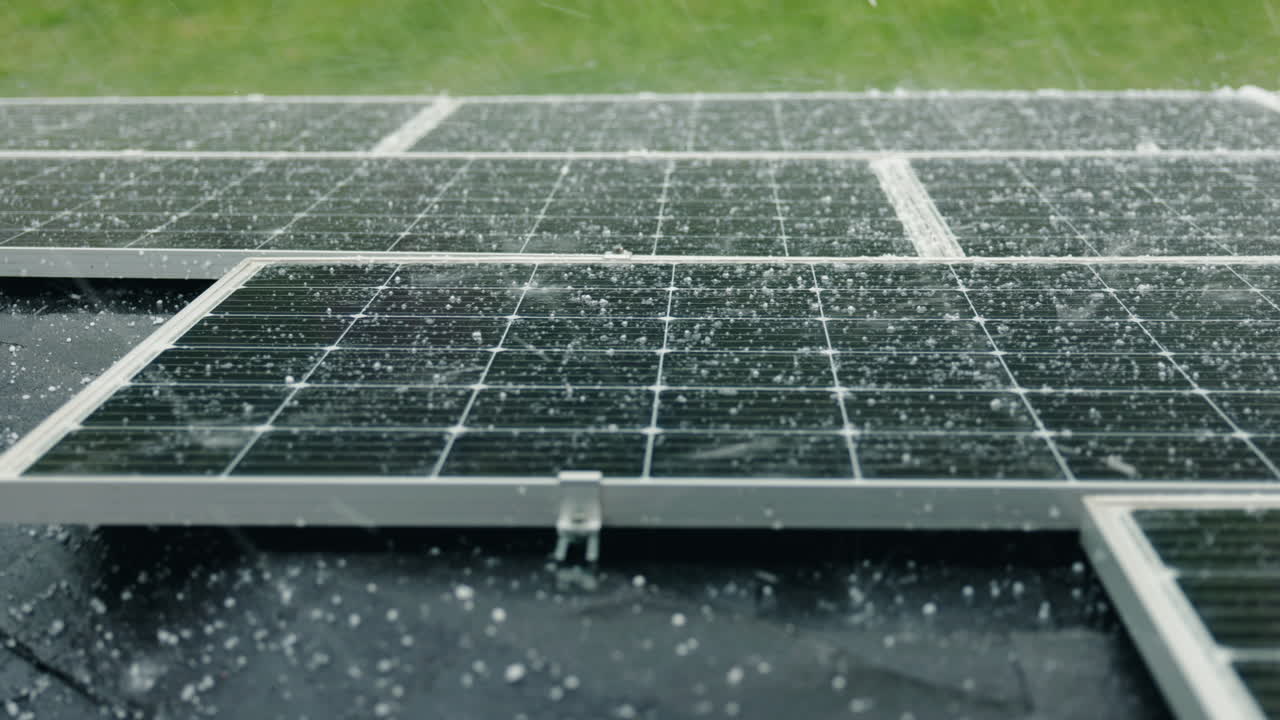 Solar Panels in the Rain