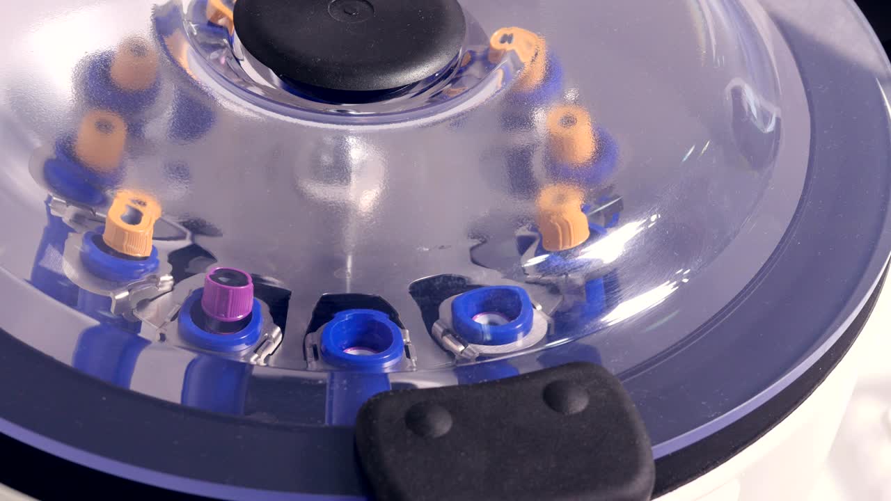 cierre de la finalización del proceso de centrifugado