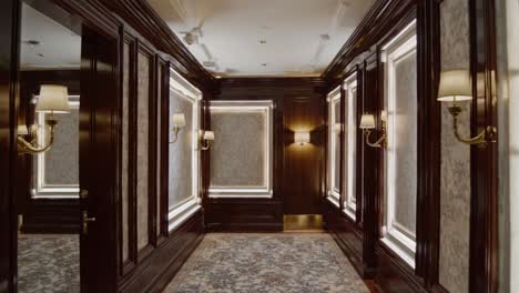 luxury hotel corridor