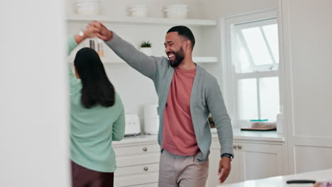 Home,-dance-and-couple-with-marriage