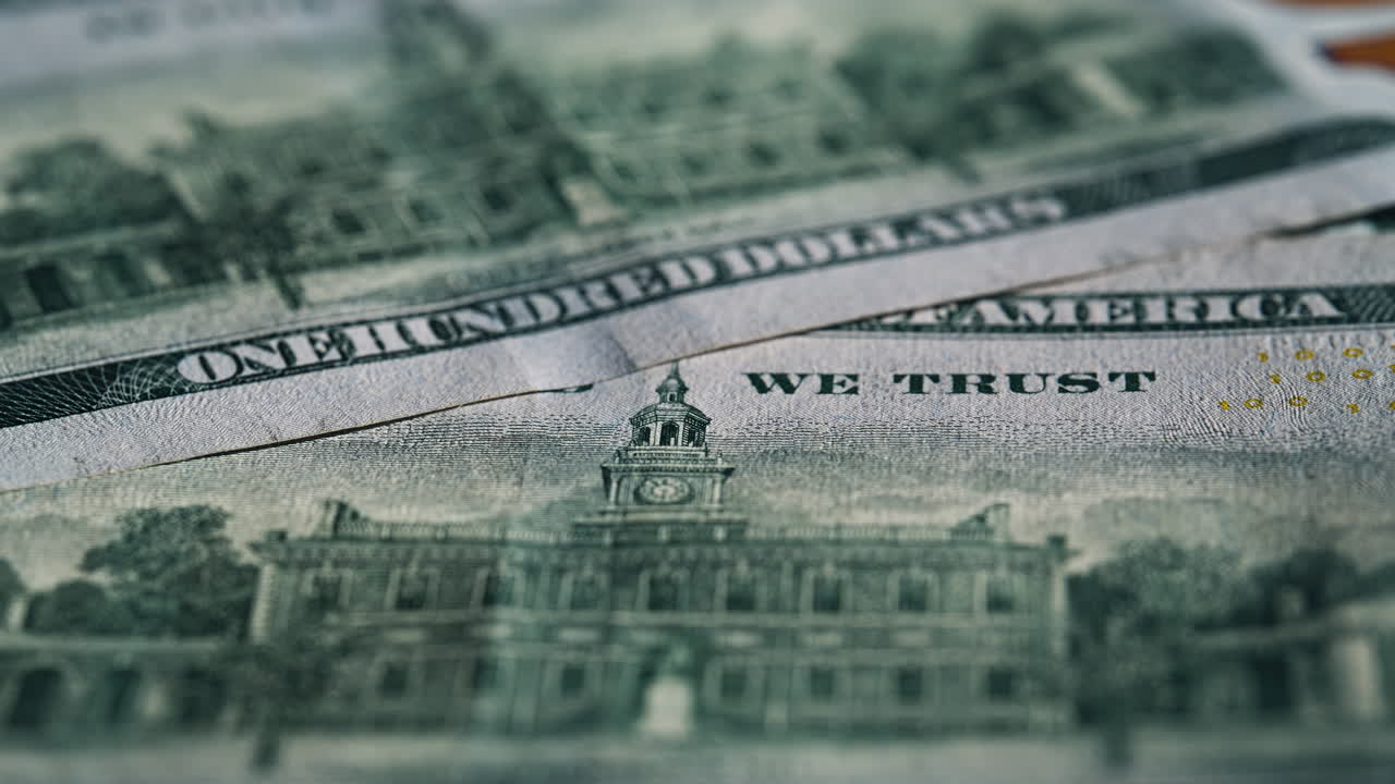 paper cash money closeup. Detailed view official us currency banknote