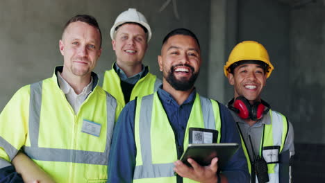 construction team portrait