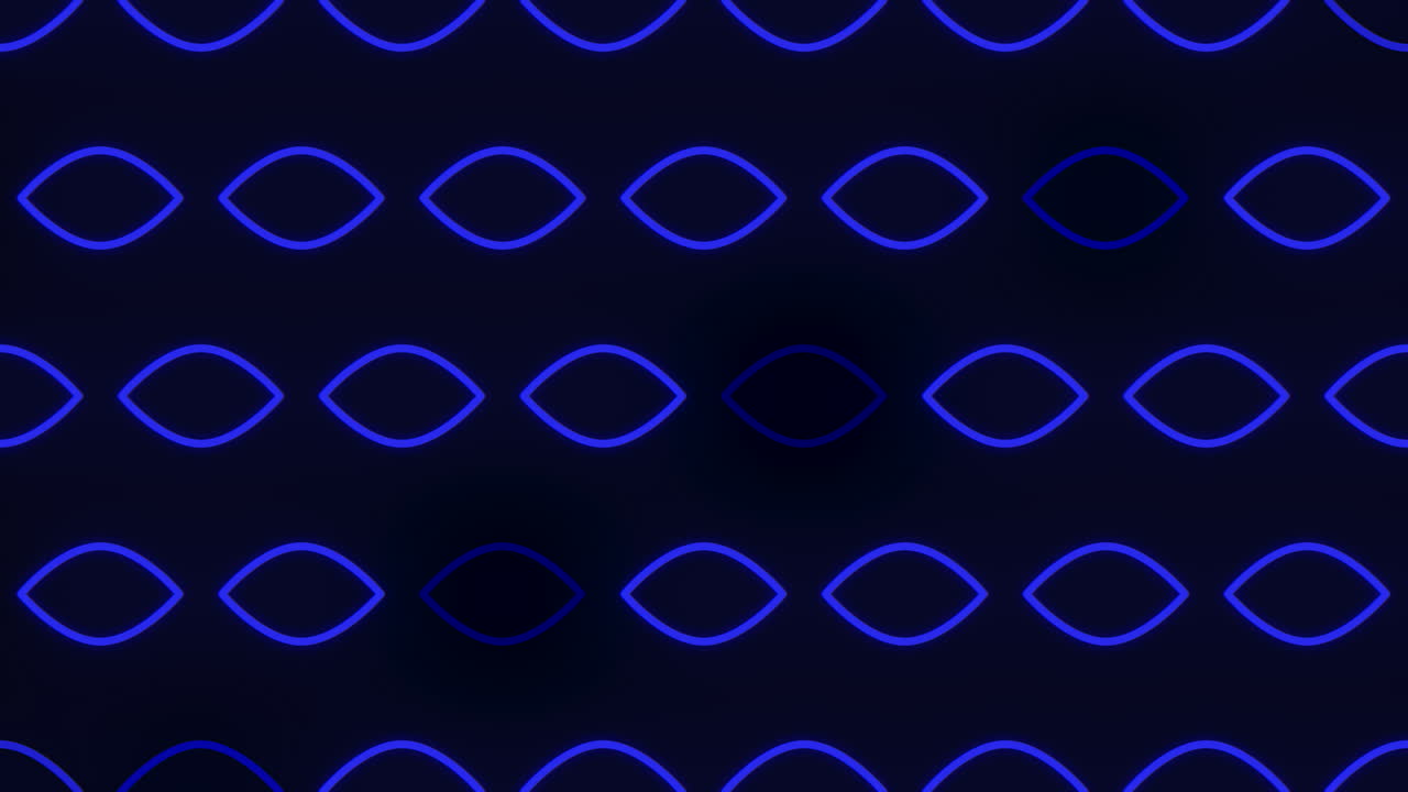 Geometric pattern with blue circles arranged diagonally and black squares placed vertically in a repetitive design, creating a visually appealing and intricate composition