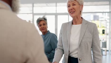 architecture business people shaking hands