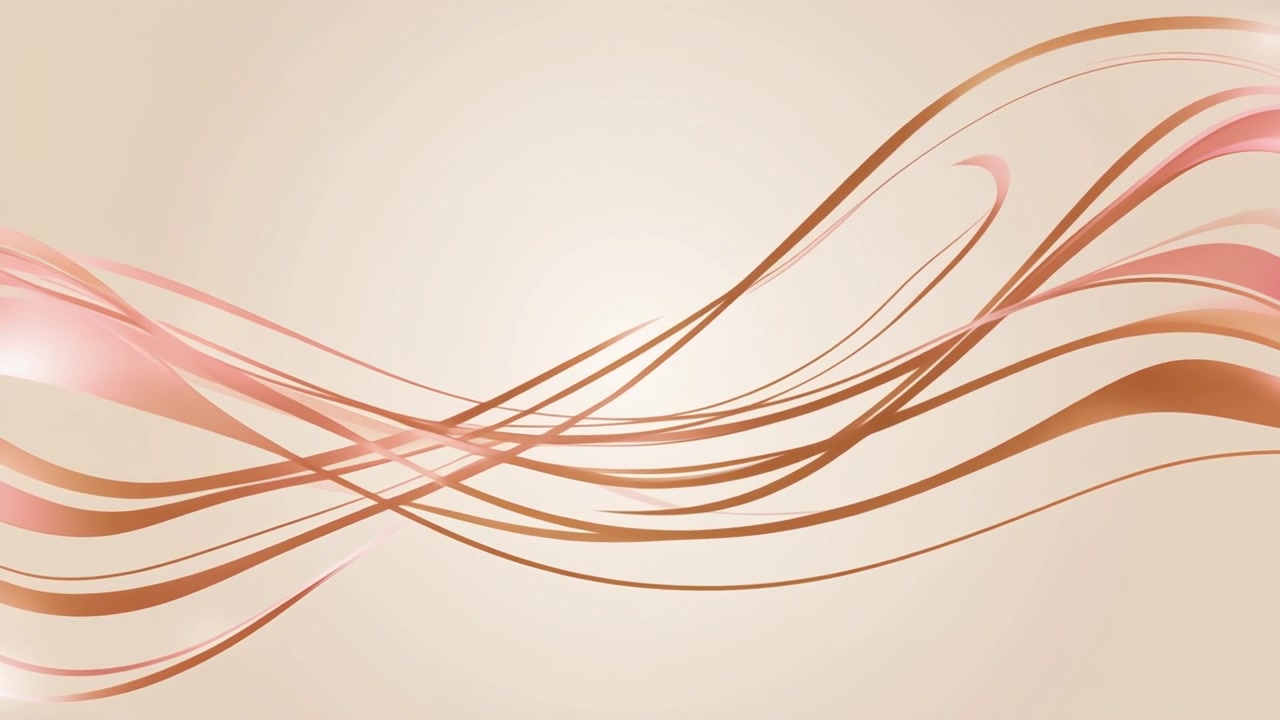 Sfondo astratto con linee rosa e marroni fluide
