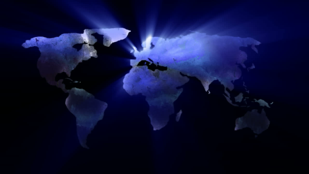 Stock Animation of the Globe