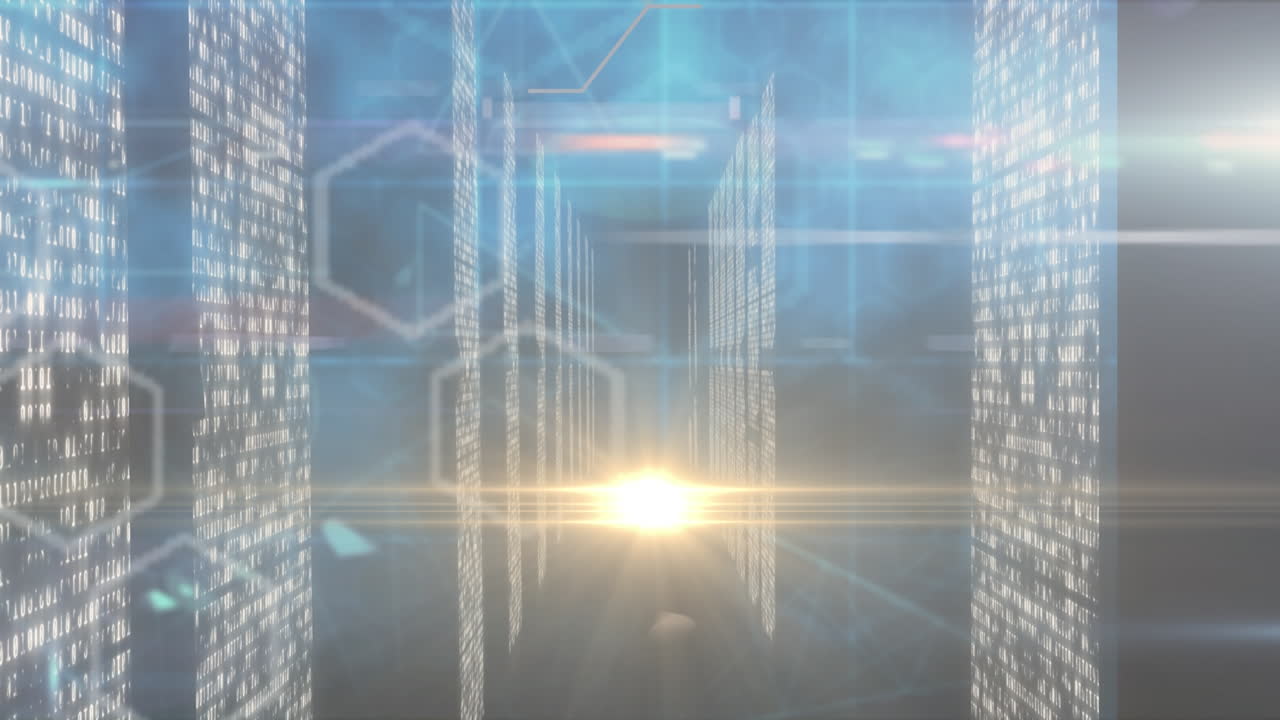 빛의 반점 위의 모양의 애니메이션