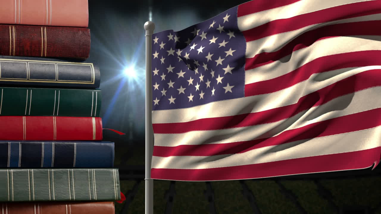 American flag video