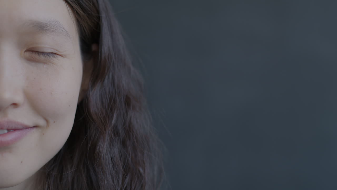 Close-up of a smiling woman