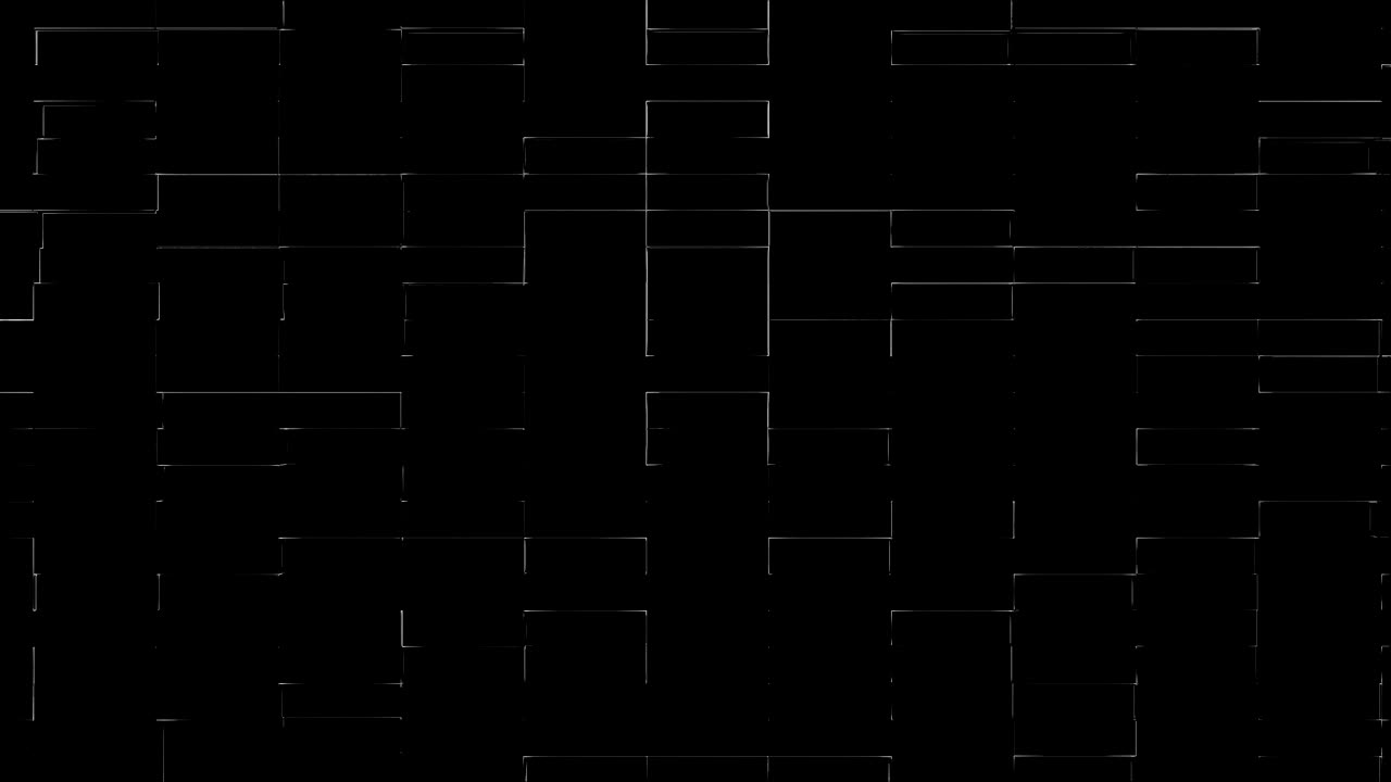 Loop video background with move white cubes