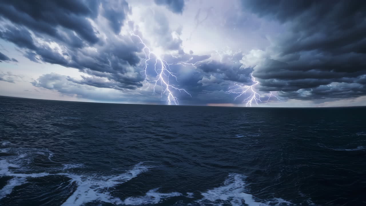 Stormy Ocean Landscape