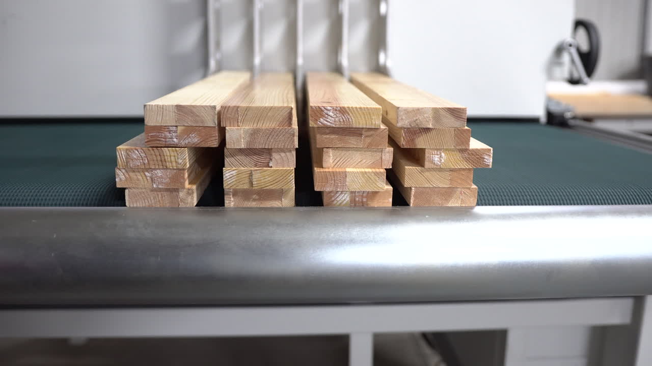 작업 중 전송 벨트가 있는 자동 판자 공급기