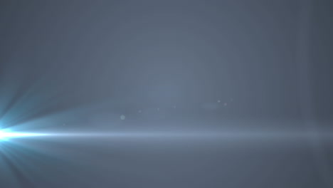 animación digital de un punto de luz azul contra un fondo gris