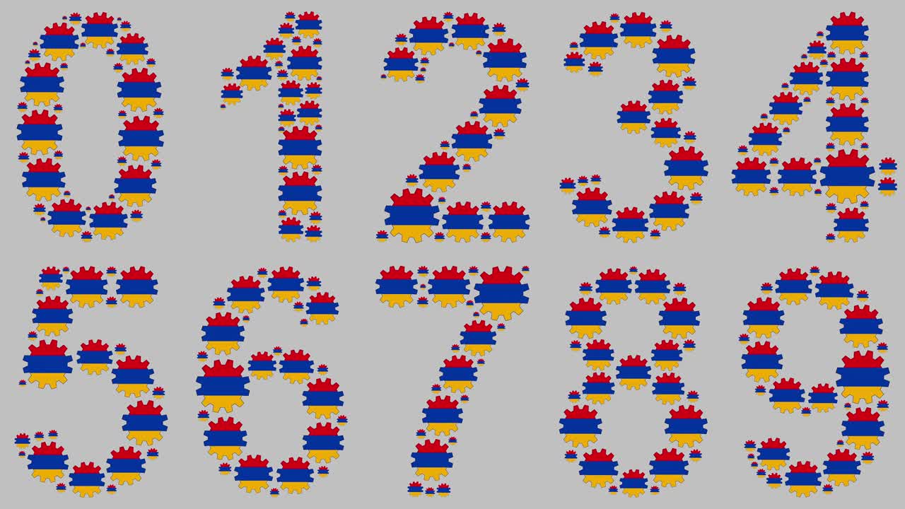 conjunto de números armenios