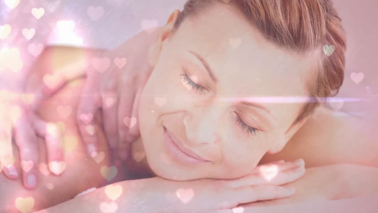 마사지를 받는 여자