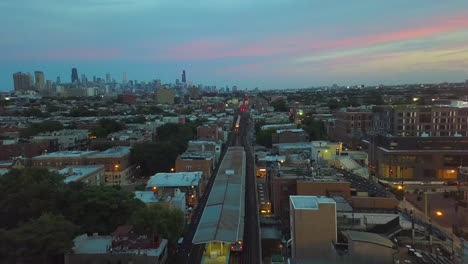 4k-Cinematic-Aerial-footage-Chicago,-Illinois,-USA