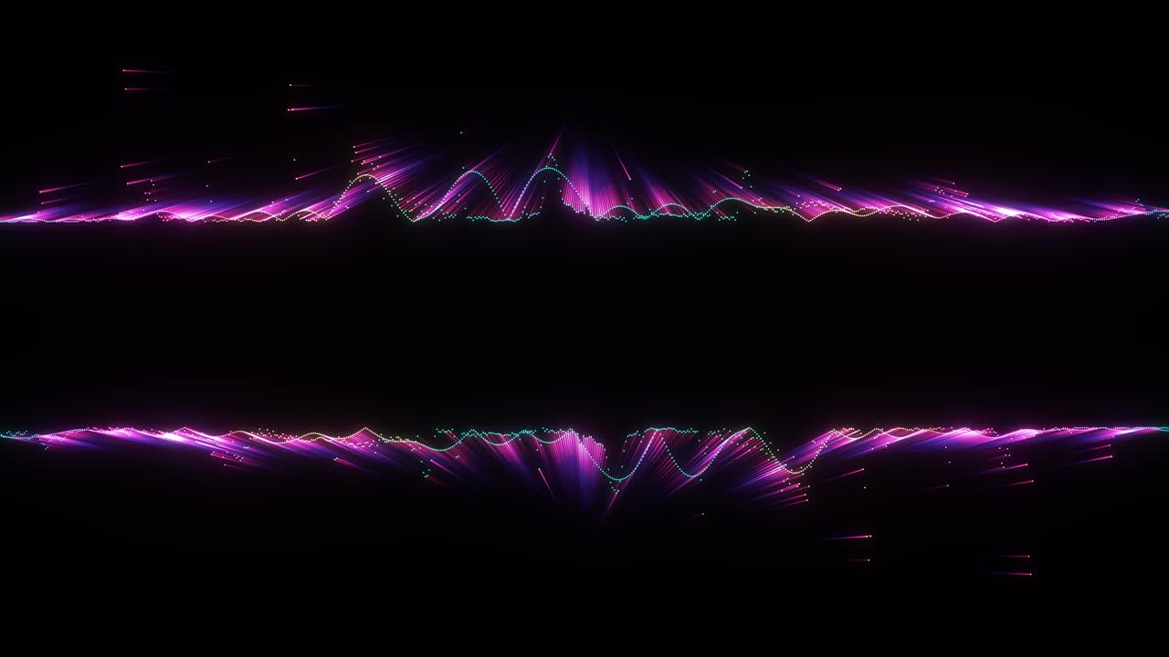 Digital Audio Waveform and Equalizer Display Background