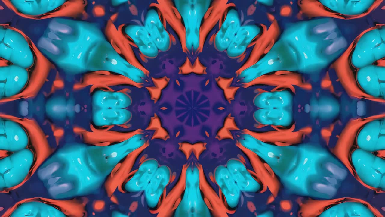 patrón de caleidoscopio de colores