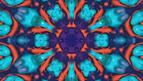 patrón de caleidoscopio de colores