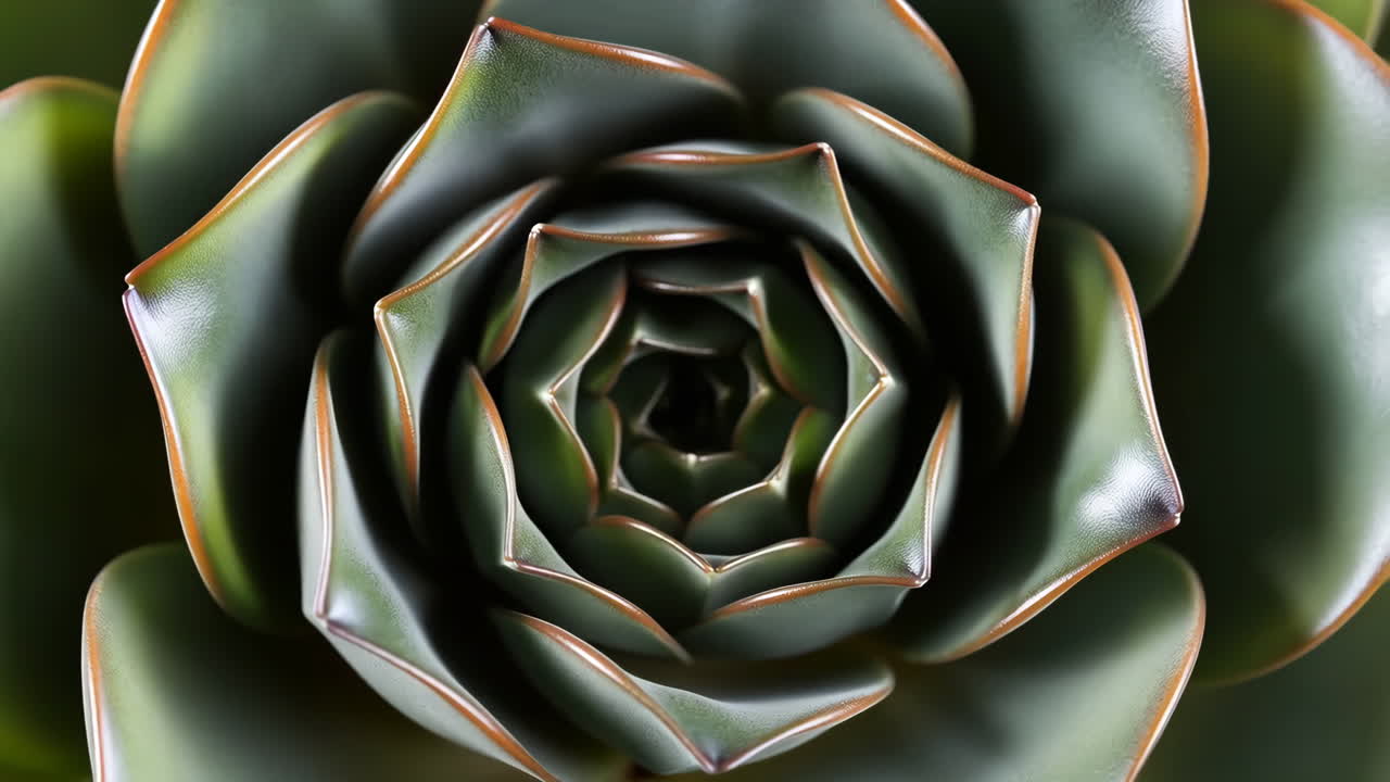 Close-up of a vibrant green succulent plant