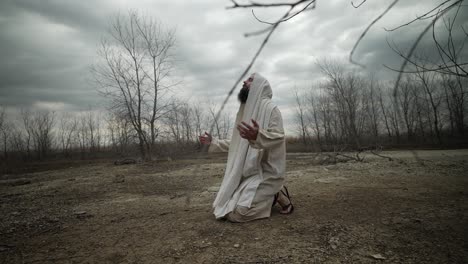 - jesus christ, kneeling, pray, knees, prayer, praying, bible, prophet, christianity, christian, gods love, heaven, pray, prayer, praying man, god, spiritual, easter, cross, resurrection, religious