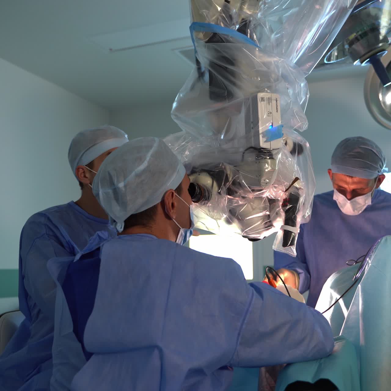 operación quirúrgica en curso