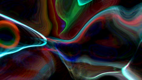 movimiento abstracto, colorido y suave infinito o bucle sin costuras.