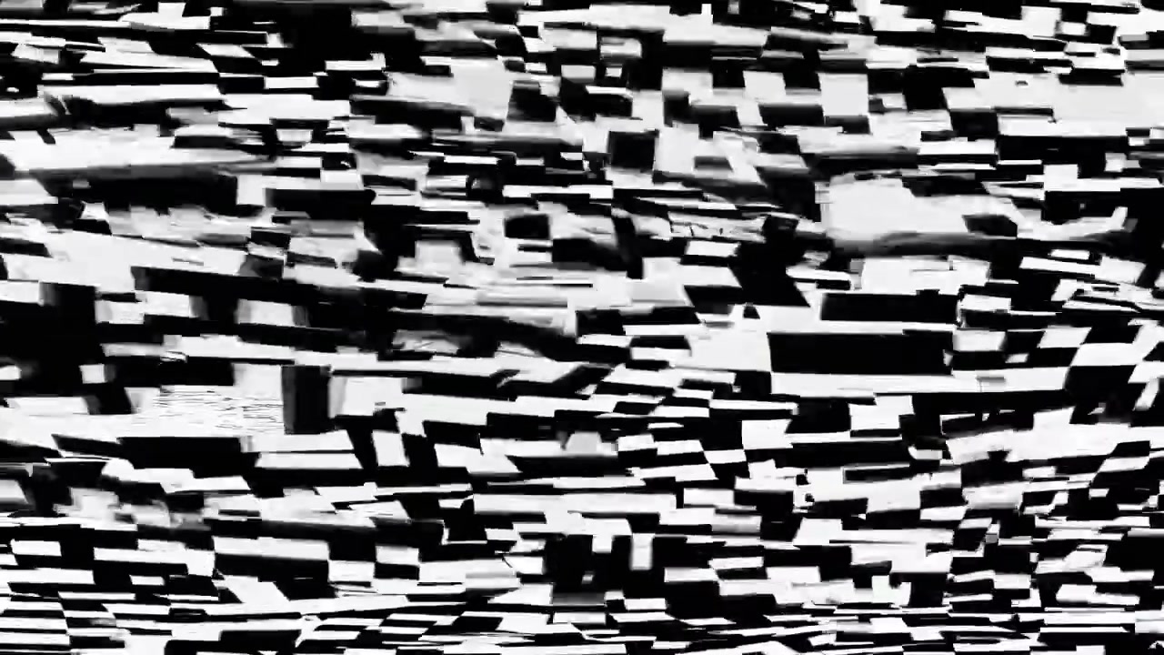 Movimento dinamico di un motivo geometrico astratto in bianco e nero