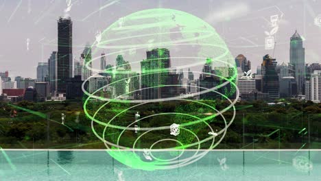 green city technology shifting towards sustainable alteration concept