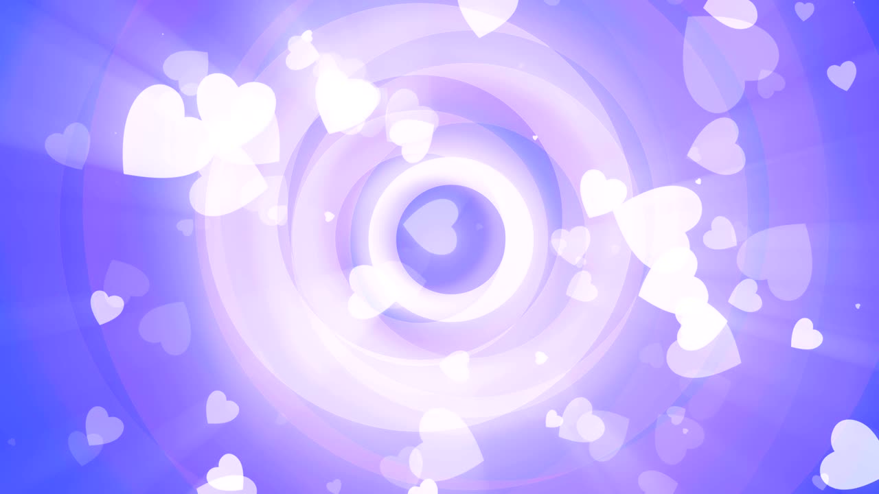 보라색 발렌타인 서클