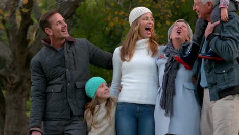 happy family having fun together