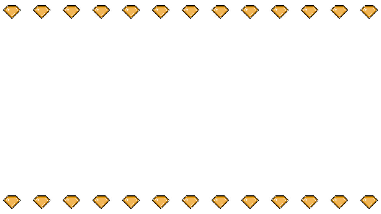 Pixel Art Jewel Frame Animated Overlay 1080p Transparent 30 fps (8).mov