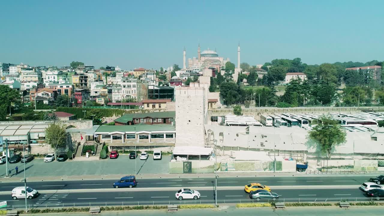 vista aérea de la ciudad de estambul. ciudad de estambul en turquía