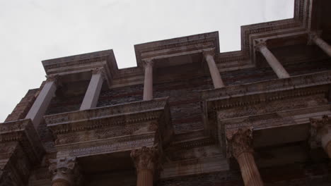 Pan-across-walls-of-the-ancient-Gymnasium-in-Sardis