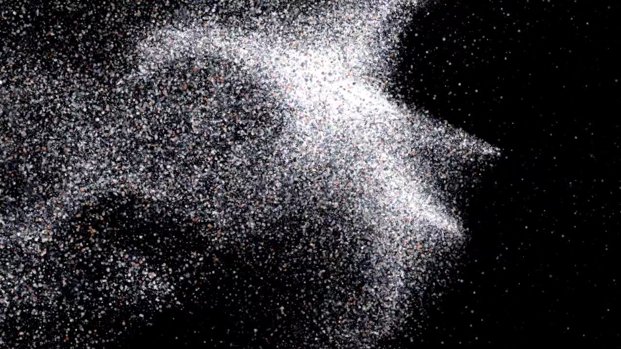 완벽한 루프는 느리게 움직이는 입자입니다.