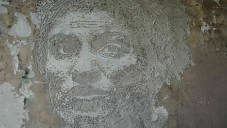 mural de marielle franco vhils en lisboa
