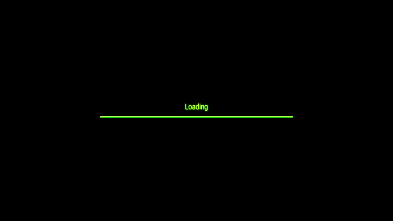 Animation colorful loading bar.