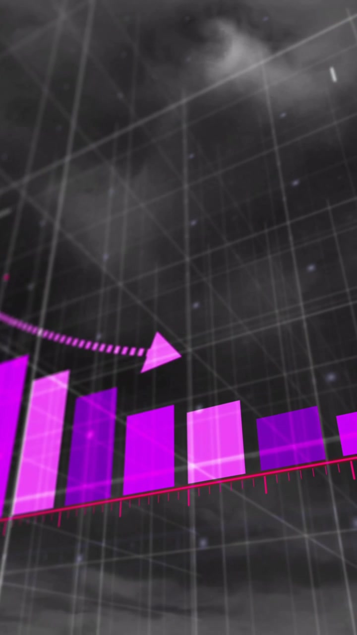 Animazione dell'elaborazione di dati finanziari su griglia