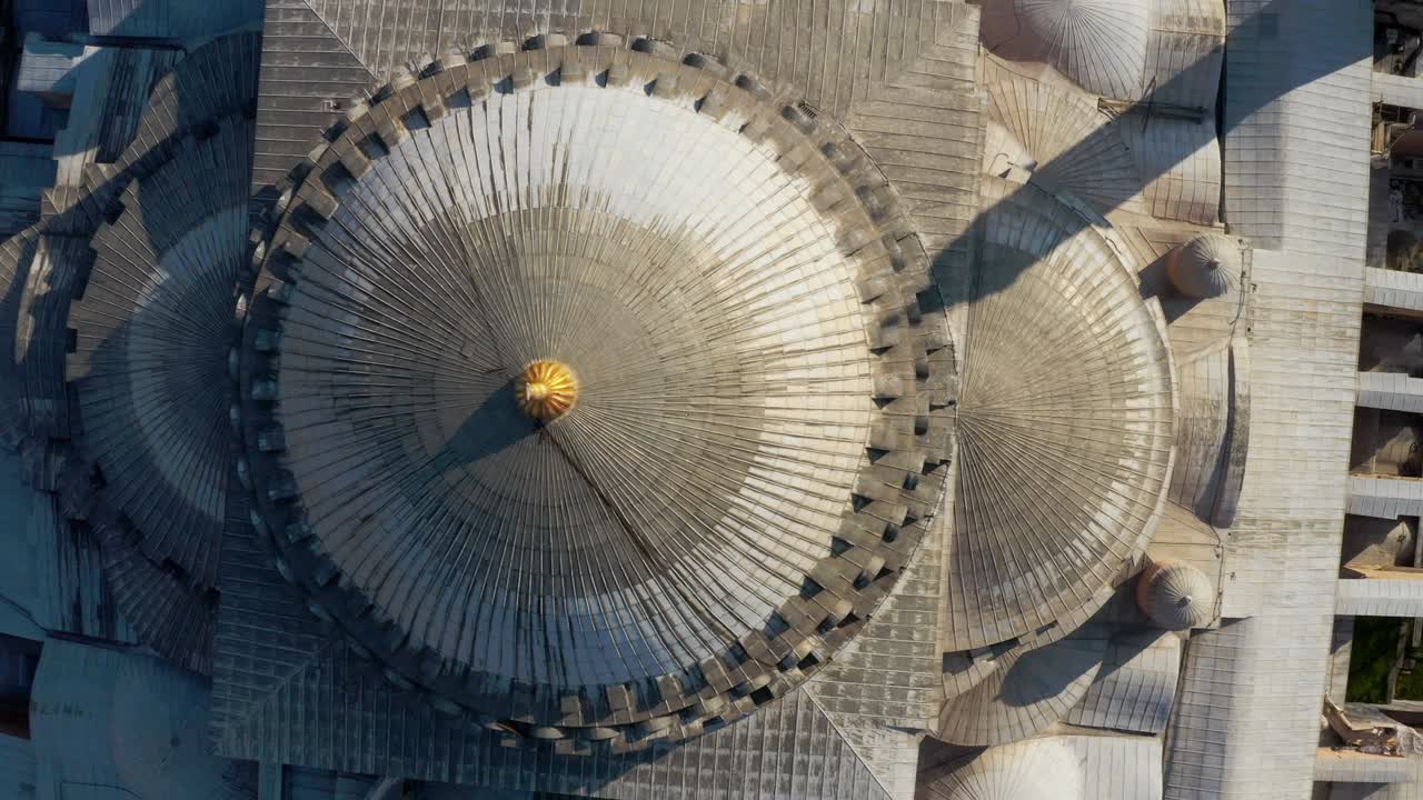 el mar de la ciudad de estambul y hagia sophia vista aérea 3