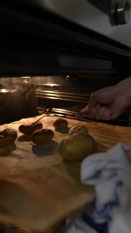 patatas asadas en el horno