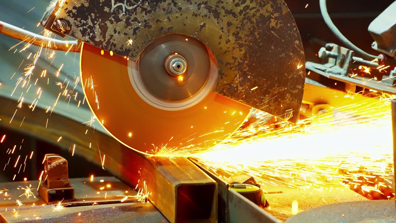 corte de metales con molienda angular