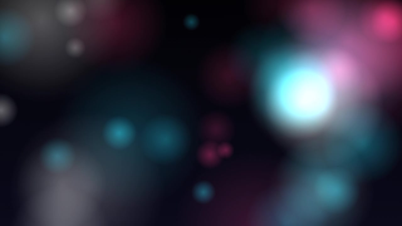 Abstrakt baggrund med flydende lyserøde og blå bokeh-lys