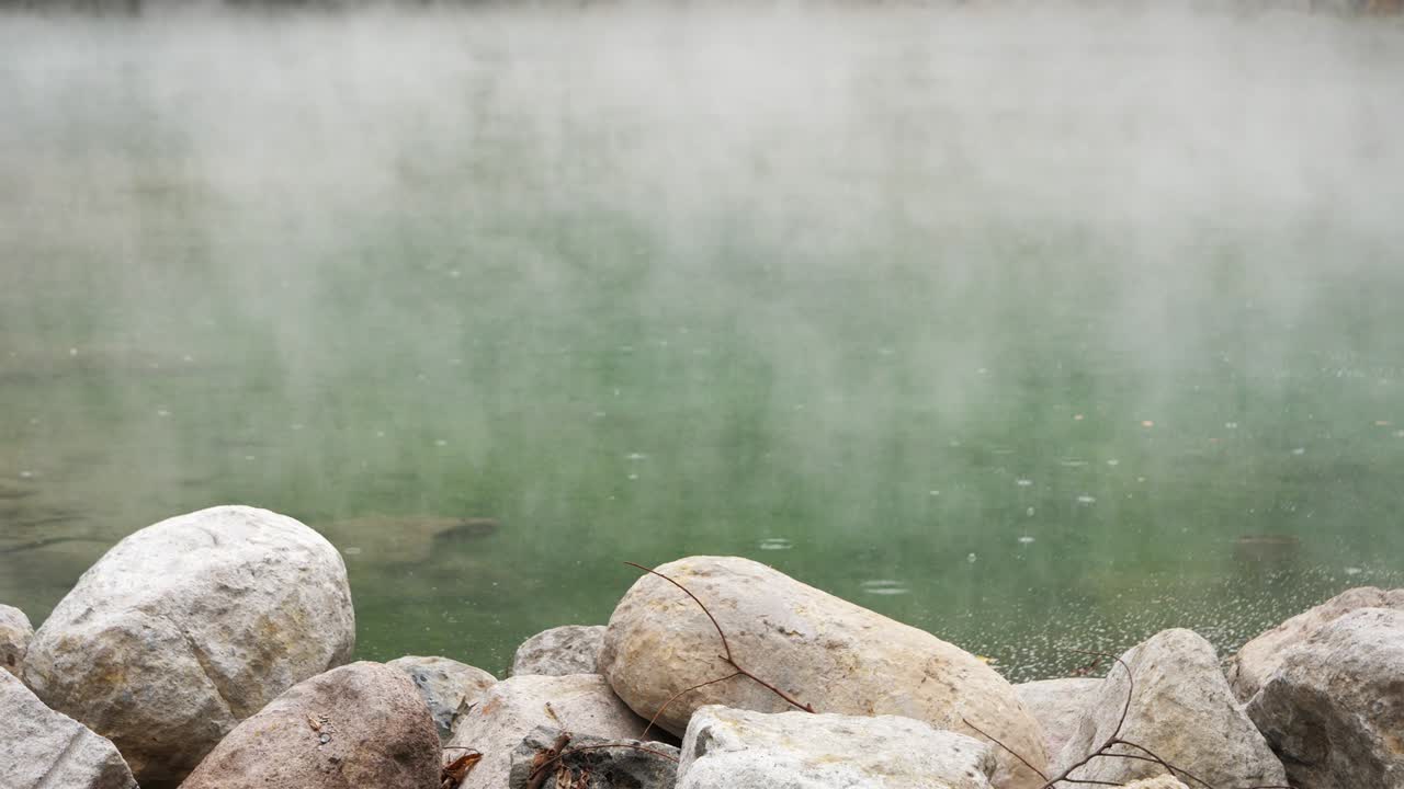 대만 타이베이의 베이투에 있는 온천.