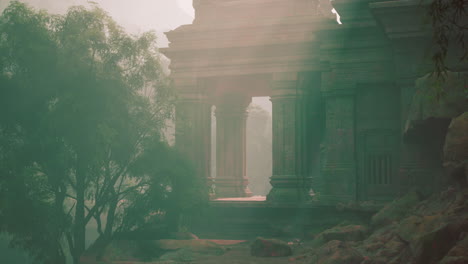 ancient temple in the jungle