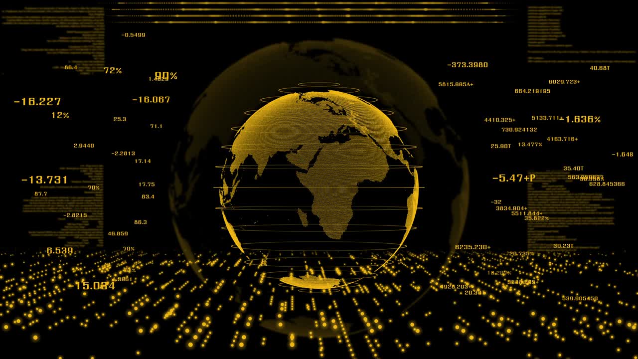 el mundo del oro y un futuro de datos digitales.