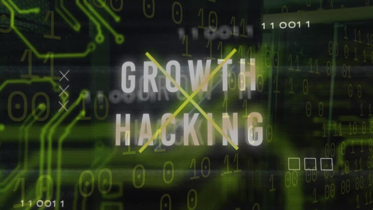Growth hacking text and microprocessor connections against binary coding data processing